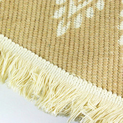 Tapis JUTTA - 120cm - Toile de jute naturelle