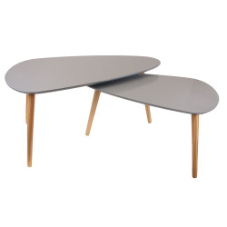 Duo de tables GALET - Gris