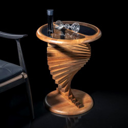 Table de coin COPENHAGUE - Noyer