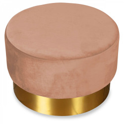 Tabouret YOAN xL Velours - Nude