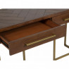 Console / Bureau MONROVIA - Acacia & Laiton vintage