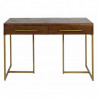 Console / Bureau MONROVIA - Acacia & Laiton vintage