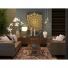 Buffet bas / Meuble TV MONROVIA - Acacia & Laiton vintage