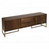 Buffet bas / Meuble TV MONROVIA - Acacia & Laiton vintage