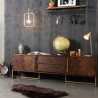 Buffet bas / Meuble TV MONROVIA - Acacia & Laiton vintage