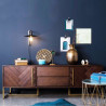 Buffet bas / Meuble TV MONROVIA - Acacia & Laiton vintage