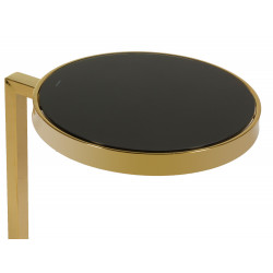Table d'appoint GOLDY - Black & Gold
