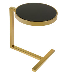 Table d'appoint GOLDY - Black & Gold