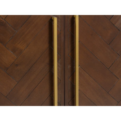 Buffet haut / Bar MONROVIA - Acacia & Laiton vintage