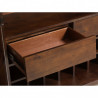 Buffet haut / Bar MONROVIA - Acacia & Laiton vintage