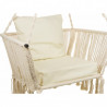 Fauteuil à suspendre ZAYN - Acier & macramé