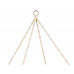 Fauteuil à suspendre ZAYN - Acier & macramé