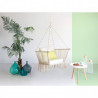 Fauteuil à suspendre ZAYN - Acier & macramé
