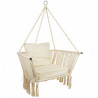 Fauteuil à suspendre ZAYN - Acier & macramé
