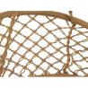 Fauteuil à suspendre TRESS - Acier & macramé brun