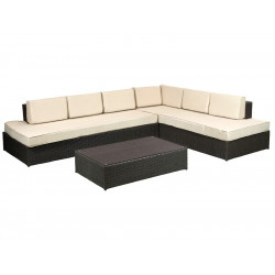Ensemble salon outdoor complet YZZA ( L + table basse)