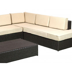 Ensemble salon outdoor complet YZZA ( L + table basse)