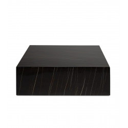 Table Basse CUBE- Mabre noir veiné
