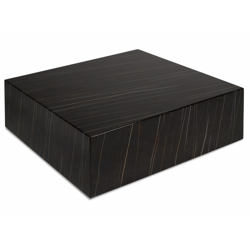 Table Basse CUBE- Mabre noir veiné