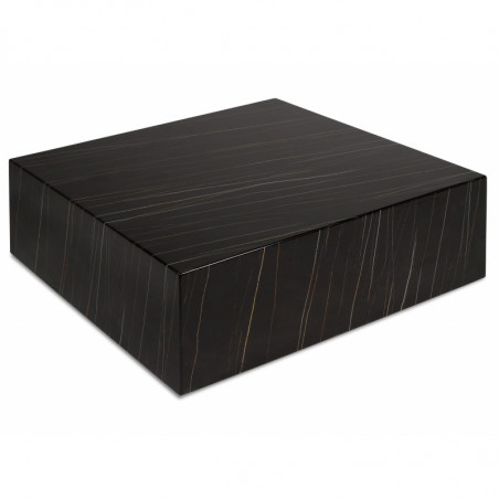 Table Basse CUBE- Mabre noir veiné Table Basse CUBE- Mabre noir veiné