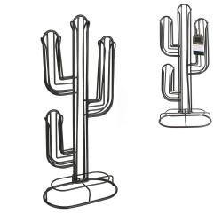 Porte capsules Nespresso filaire CACTUS - Black