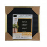 Tableau d'affichage MESSENGER - 25x25cm - FINITION AU CHOIX - 166 Lettres