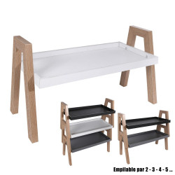 Etagère VICO empilable - Blanc
