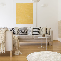 Tapis ROUND - Ecru - Ø115cm