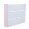 Boîte d'affichage lumineuse 30x22 cm - 3 coloris pastel
