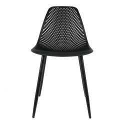 Chaise MALUM - Indoor/Outdoor - Taupe, Gris & Noir