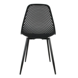 Chaise MALUM - Indoor/Outdoor - Taupe, Gris & Noir