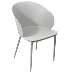 Chaise SULLY - Indoor/Outdoor - Vert pastel, Gris ou Taupe