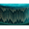 Tabouret LUXIA - Velours Green & Gold