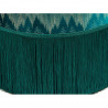 Tabouret LUXIA - Velours Green & Gold