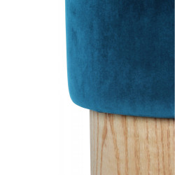 Tabouret YOAN Tweed Edition - Velours Canard