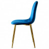 Chaise BAYA - Blue & Gold