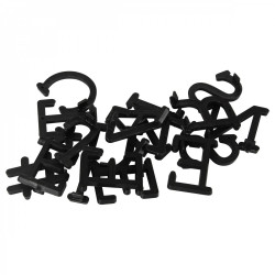 Tableau d'affichage MESSENGER - 30x30cm - WHITE - 188 Lettres
