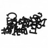 Tableau d'affichage MESSENGER - 30x30cm - WHITE - 188 Lettres