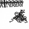 Tableau d'affichage MESSENGER - 30x30cm - WHITE - 188 Lettres