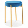 Tabouret USH Laiton & Velours