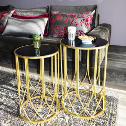Duo de tables ARCADIA GOLD