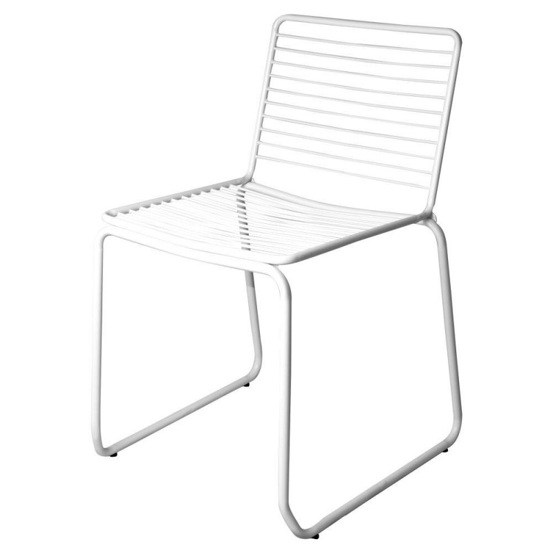 Chaise WIRE - Acier blanc