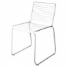 Chaise WIRE - Acier blanc