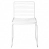 Chaise WIRE - Acier blanc