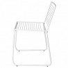 Chaise WIRE - Acier blanc