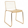 Chaise WIRE - Polished Gold