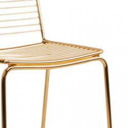 Chaise WIRE - Polished Gold