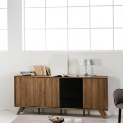 Buffet Bas VOLUTTA - Black