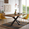 Table à manger PERLAS xL - Bois de noyer