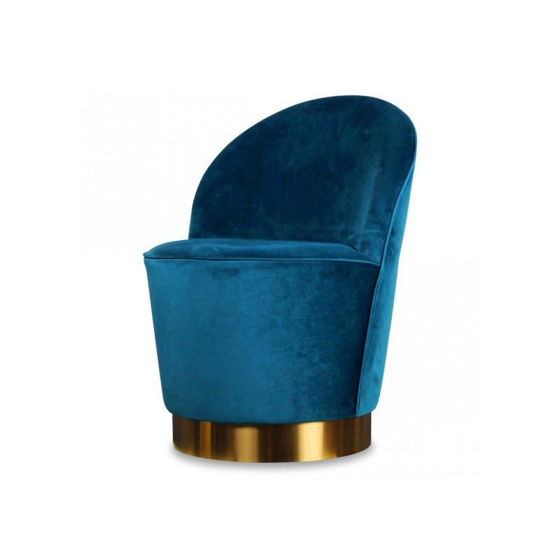 Fauteuil YOAN  Velours - Canard
